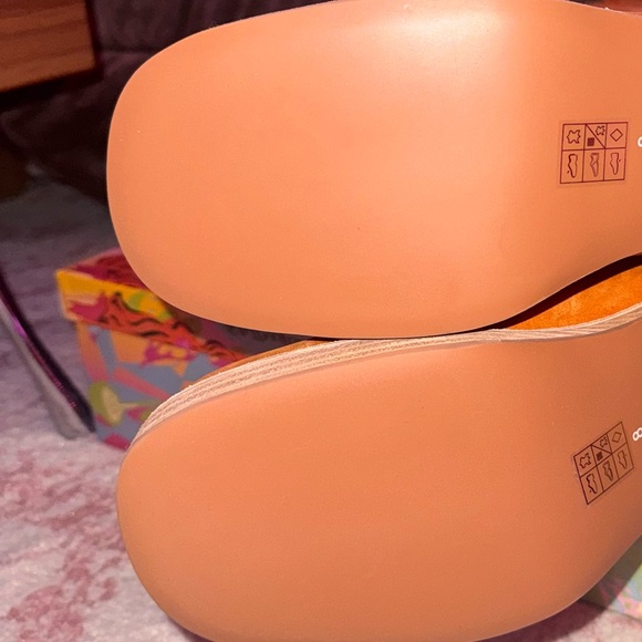 JEFFREY CAMPBELL Reflect-Hi Frye Campus Camel Brown Knee-High Leather Boots 8 - Picture 9 of 13